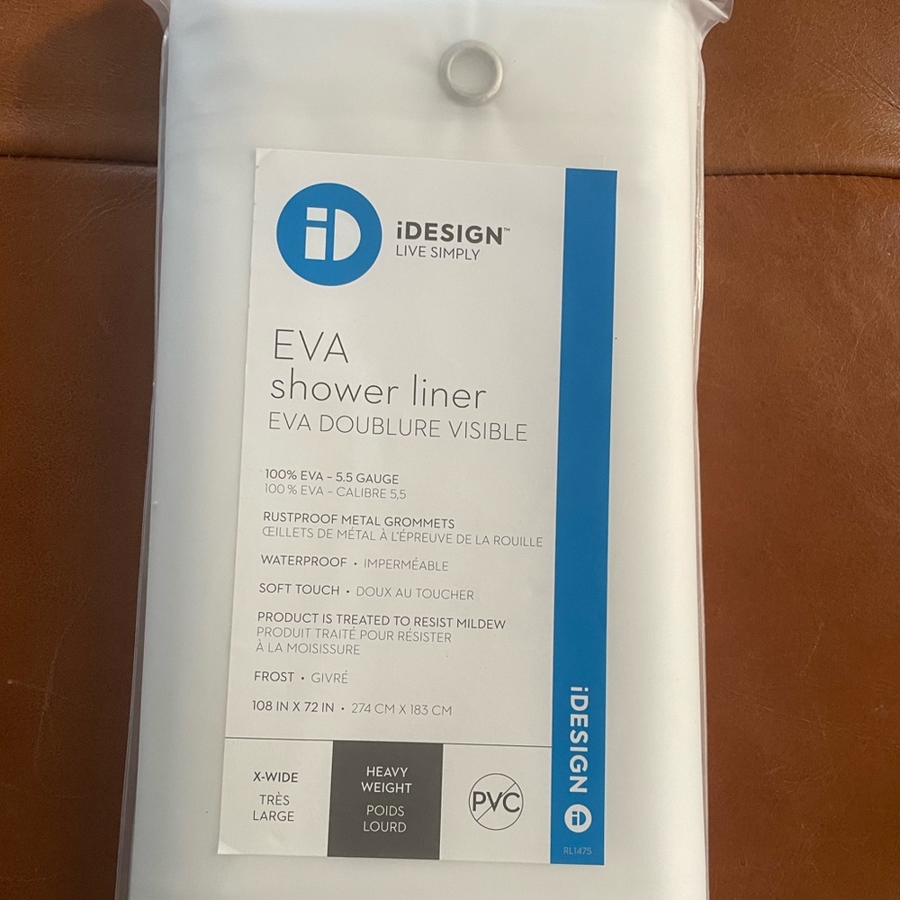 InterDesign EVA 5.5 Gauge Shower Liner